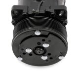 Holley Sanden Air Conditioning Compressors 199-103 Compressors, 508 Type, Aluminum, Black, Clutch, 7-Groove, Serpentine Pulley, Each thumbnail 2