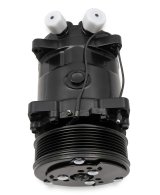 Holley Sanden Air Conditioning Compressors 199-103 Compressors, 508 Type, Aluminum, Black, Clutch, 7-Groove, Serpentine Pulley, Each thumbnail 4