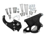 Holley LS Engine Accessory Drive Kits 20-132BK Bracket Kits, for Sanden SD508 or SD7 Compressor, Aluminum, Black, Chevy, Small Block LS, Kit thumbnail 2