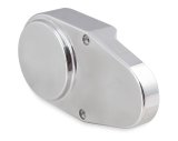 Holley Tensioner Covers 97-157 Accessory Belt Dress-Up Covers, Holley, Aluminum, Polished, for Mid Mount Accessory Drive, includes Hardware, Each thumbnail 1