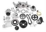 Holley Mid-Mount Complete Accessory Systems 20-180P Drive Systems, LS Mid-Mount, Serpentine, Alternator, A/C, Water Pump, Power Steering, SFI Damper, Polished Finish, Chevy, 4.8-6.2, Kit thumbnail 3