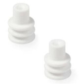 Holley Weatherproof Seals 571-109 Wiring Connector Replacement Parts, EFI, Replacement, Weather Seal, Green, GT150, 20-22 gauge wire, 100-piece, Set thumbnail 2