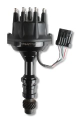 Holley EFI Dual-Sync Distributors 565-206BK Distributors, EFI, Dual-Sync, Hall Effect, Computer-controlled, Male/HEI, Black Cap, Steel Gear, Black Housing, Oldsmobile, 4.3-7.5L, Each thumbnail 2