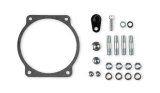 Holley Throttle Body Intake Elbows 300-240F Elbow, 105mm Bore Size, Aluminum, Natural, 5.12 in. Height, Ford, Each thumbnail 6