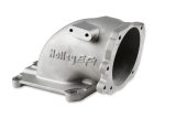 Holley Throttle Body Intake Elbows 300-240F Elbow, 105mm Bore Size, Aluminum, Natural, 5.12 in. Height, Ford, Each thumbnail 9