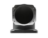 Holley Throttle Body Intake Elbows 300-248BK Elbow, Aluminum, Black Textured, 4500 to GM LS Body, Each thumbnail 3