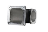 Holley Throttle Body Intake Elbows 300-248BK Elbow, Aluminum, Black Textured, 4500 to GM LS Body, Each thumbnail 5