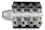 Holley LS Modular Lo-Ram EFI Intake Systems 300-624 Manifolds, Dual Injection, EFI, Cathedral Port Heads, Standard Deck, 105mm Bore, Aluminum, Satin Finish, Chevy, LS, 4.8-6.0L, Each thumbnail 1