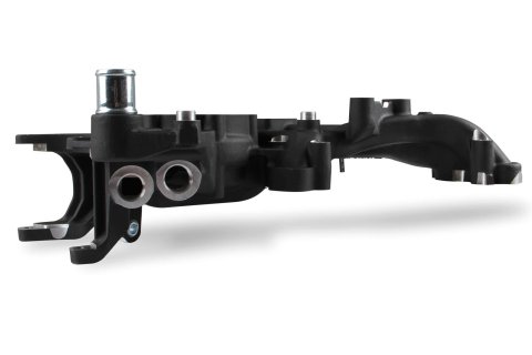 Holley Water Pump Housings 97-251BK Housings, GM, Gen V, LT4, Dry System, Manifold/Bracket, Aluminum, Black Finish, with Complete Accessory Drive System, Each