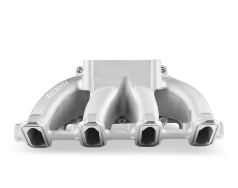 Holley LS Split Design Carbureted Intake Manifolds 300-295 Manifolds, Carbureted, Single Plane, Aluminum, Natural, 4500 Dominator, Chevrolet, LS1, LS2, LS6, Each