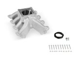 Holley LS Split Design Carbureted Intake Manifolds 300-295 Manifolds, Carbureted, Single Plane, Aluminum, Natural, 4500 Dominator, Chevrolet, LS1, LS2, LS6, Each thumbnail 7