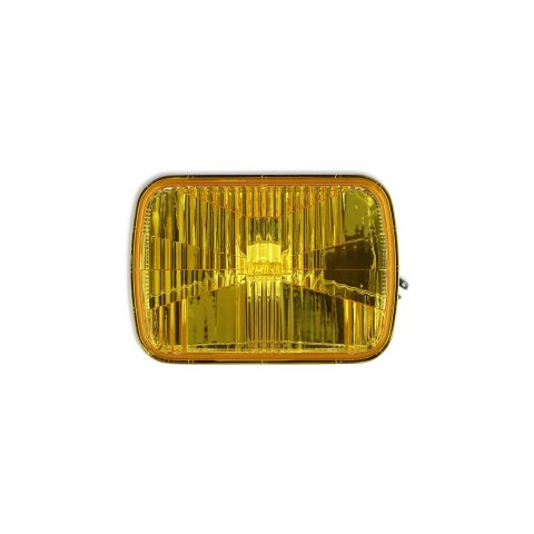Holley RetroBright LED Headlights LFRB110 Headlight Conversion, RetroBright, Style, Sealed Beam, Rectangle, 4 in. x 7 in. Housing, Yellow Lens, High and Low Beam, Bulb Included, Each thumbnail 1