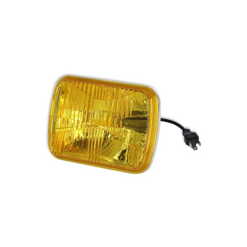 Holley RetroBright LED Headlights LFRB110 Headlight Conversion, RetroBright, Style, Sealed Beam, Rectangle, 4 in. x 7 in. Housing, Yellow Lens, High and Low Beam, Bulb Included, Each thumbnail 3