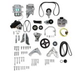 Holley Mid-Mount Complete Accessory Systems 20-163 Drive Systems, Mid-Mount, Natural, Serpentine, 6-groove, GM Type 2, Sanden SD-7, Chevy, LSA/LS, Kit thumbnail 2