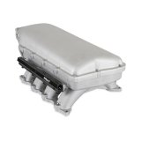 Holley EFI Coyote Hi-Ram Intake Manifolds 300-910 Manifolds, EFI, Hi-Ram, Throttle Body Injection, Standard Deck, 150mm x 66mm Bore, Aluminum, Satin, Ford, 5.0L, Modular, Each thumbnail 5
