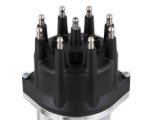 Holley Distributor Caps 565-30 Distributer Caps, Hyperspark, Service Cap, HEI, Male, Screw Down, Stainless Contacts, Rynite, Black, for SNE-565-300 Distributor, Each thumbnail 1
