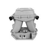 Holley Intake Manifolds, Fuel Injected 300-964 IM KIT, 2 X 4150 TOP, BBC HI-RAM SATIN thumbnail 6