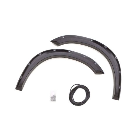 LUND RX-Rivet Style Fender Flares RX204TA Flares, Thermoplastic, Black, Textured, 2.000 in. Width, Dodge, Ram, Front, Pair thumbnail 5
