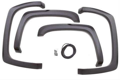 LUND Street Style Fender Flares SX205T Flares, ABS Plastic, Black, Textured, Dodge, Ram, Set of 4 thumbnail 4