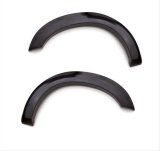 LUND Extra-Wide Style Fender Flares for 2007-2014 SIERRA 3500 HD, 2500 2007-2013 1500 - EX109S Flares, Style, Front and Rear, Black, ABS Plastic, GMC, Set of 4 thumbnail 1