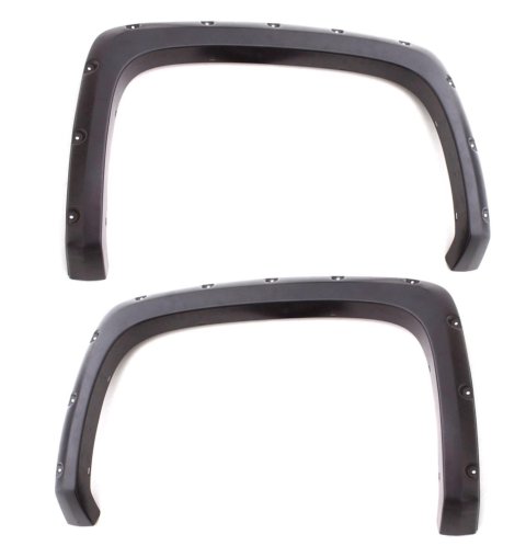 LUND RX-Rivet Style Fender Flares RX315TB Flares, Style, Rear, Textured Black, Thermoplastic, Ford, Pair
