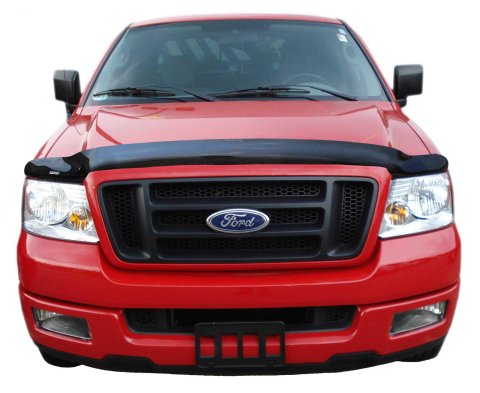 LUND Interceptor Hood Shields 18701 Bug Guard, Interceptor, Polycarbonate, Smoke, Ford, Each