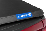 LUND Genesis Tri-Fold Tonneau Covers 95054 Covers, Tri-Fold, Soft Style, Folding, Vinyl, Black, 6.75 ft. Truck Bed Length, Chevrolet, GMC, Each thumbnail 1