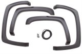 LUND Street Style Fender Flares SX103TB Flares, ABS Plastic, Black, Textured, 1.250 in. Width, Chevy, GMC, Rear, Pair thumbnail 4