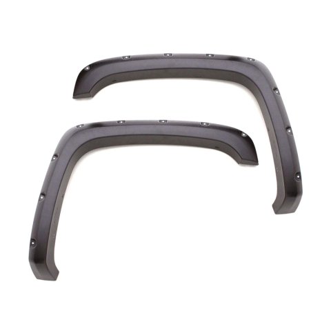 LUND RX-Rivet Style Fender Flares RX607SA Flares, Style, ABS Plastic, Black, 2.5 in. Width, Toyota, Front, Pair thumbnail 2