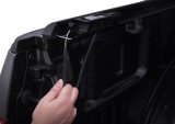 LUND Genesis Elite Roll-Up Soft Tonneau Covers for 2005-2007 DAKOTA - 96823 Cover, Soft, Twill, Black, Dodge, 6.5 ft. Truck Bed Length, Each thumbnail 3