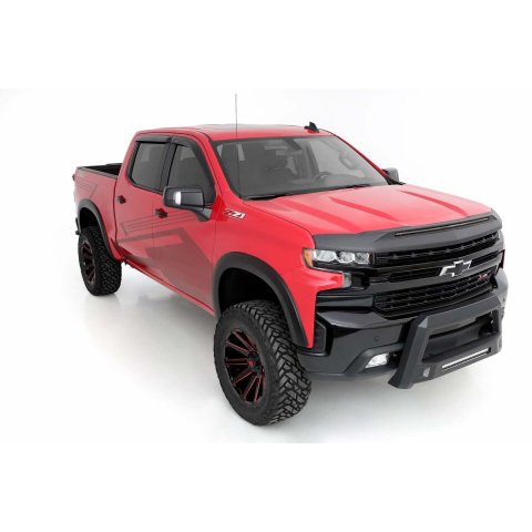 LUND Elite Series SX-Sport Fender Flares for 2019-2020 SILVERADO 1500 - SX140T Flares, SX Series, Black, Plastic, 0.750 in., Front and Rear, Chevy, Set of 4 thumbnail 3