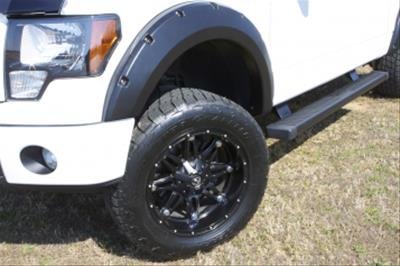 LUND RX-Rivet Style Fender Flares RX111S Flares, Style, Thermoplastic, Smooth Black, Chevrolet, Set of 4 thumbnail 1