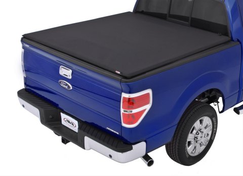 LUND Black Pearl Tri-Fold Tonneau Covers 95814 Cover, Tri-Fold, Vinyl, Black, Ford, Mazda, 6 ft. Truck Bed Length, Each