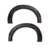 LUND Extra-Wide Style Fender Flares EX109TB Flares, Style, Rear, Textured Black, ABS Plastic, GMC, Pair thumbnail 3