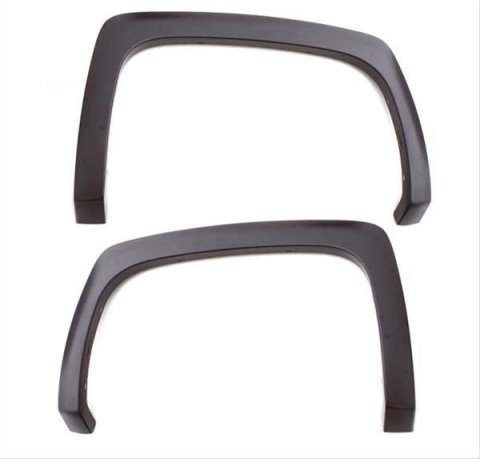 LUND Street Style Fender Flares SX117T Flares, Style, ABS Plastic, Textured Black, GMC, Front/Rear, Set of 4 thumbnail 1