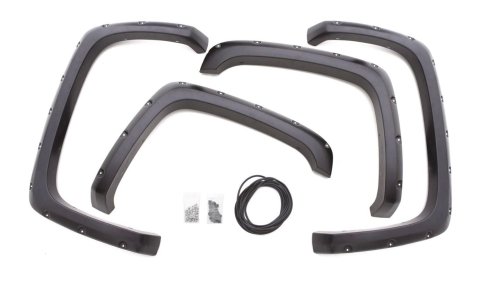 LUND RX-Rivet Style Fender Flares for 2015-2021 CANYON - RX128T Flares, Style, Front and Rear, Textured Black, Thermoplastic, GMC, Set of 4 thumbnail 1