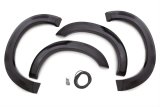 LUND Extra-Wide Style Fender Flares EX314SB Flares, Extra Wide, Thermoplastic, Smooth Black, Ford, Rear, Pair thumbnail 3