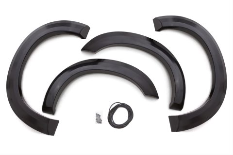 LUND Extra-Wide Style Fender Flares for 1999-2007 F-350 SUPER DUTY, F-250 1999 - EX311T Flares, Extra Wide, Thermoplastic, Textured Black, Ford, Set of 4
