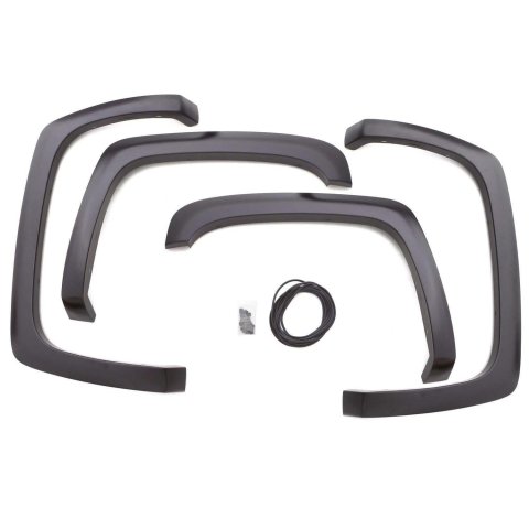 LUND SX-Sport Style Fender Flares for 2016-2018 SILVERADO 1500 - SX111-2S Flares, Style, Front and Rear, Black, ABS Plastic, Chevy, Set of 4 thumbnail 3