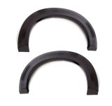 LUND Extra-Wide Style Fender Flares for 2017-2022 F-250 SUPER DUTY, F-350 F-450 DUTY - EX129S Flares, Style, Front and Rear, Black, ABS Plastic, Ford, Set of 4 thumbnail 1