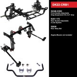 QA1 Level 2 Full Vehicle Drag Racing Suspension Kits DK22-CRB1 Handling Packages, Racing, Coil Springs, Shocks/Struts, Control Arms, Rear Sway Bar, 0-2.000 in. Drop, Dodge, Plymouth, Kit thumbnail 1