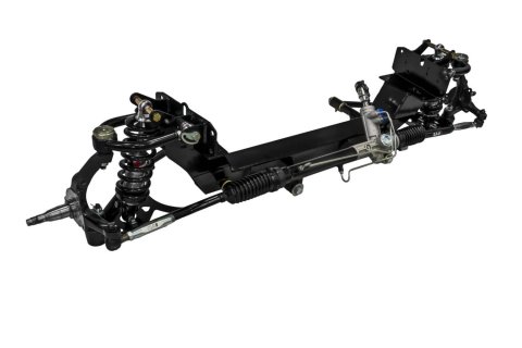 QA1 1961-71 D100 Independent Front Suspensions for 1968-1971 PICKUP, 1961-1967 SERIES - 52615-S600 Suspension Package, IFS, Front, 5 in. to 6 in. Drop, Single Adjustable Coilover, 600 lbs./in. Spring Rate, Tubular Arms, Dodge, Kit thumbnail 3
