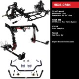 QA1 Level 3 Full Vehicle Handling Suspension Kits HK33-CRB4 Packages, Handling, Coil Springs, Shocks/Struts, Sway Bars, Control Arms, 2.000-4.000 in. Drop, Dodge, Plymouth, Kit thumbnail 1