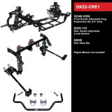 QA1 Level 2 Full Vehicle Drag Racing Suspension Kits for 1970-1974 BARRACUDA, CHALLENGER, CUDA - DK22-CRE1 Handling Packages, Racing, Coil Springs, Shocks/Struts, Control Arms, Rear Sway Bar, 0-2.000 in. Drop, Dodge, Plymouth, Kit thumbnail 1