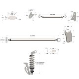 QA1 Suspension Link Kits R373-170 KIT, 4-LINK SYSTEM, TRIANGULATED thumbnail 3