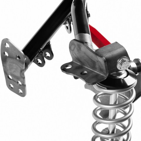 QA1 Four Link Conversion Kits for 1970-1981 CAMARO, FIREBIRD - R357-170 Rear Suspension, 4 Conversion, Triangulated, Double Adjustable, 170 lbs/in, Springs, Trailing Arm, Black Powdercoated, Chevrolet, Pontiac, Kit