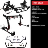QA1 Level 3 Full Vehicle Handling Suspension Kits for 1964-1966 BARRACUDA, 1963-1966 DART, 1962-1966 VALIANT - HK33-CRA1 Packages, Handling, Coil Springs, Shocks/Struts, Sway Bars, Control Arms, 2.000-4.000 in. Drop, Dodge, Plymouth, Kit thumbnail 1