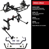 QA1 Level 2 Full Vehicle Handling Suspension Kits HK22-CRA2 Packages, Handling, Coil Springs, Shocks/Struts, Sway Bars, Control Arms, 0-2.000 in. Drop, Dodge, Plymouth, Kit thumbnail 2