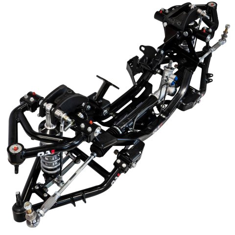 QA1 1963-72 C10 Coilover Conversion Systems for 1963-1972 PICKUP - 52622-D850 Front Suspension Package, Steel, Black Powdercoated, Tubular, Hydraulic Power Assist, Double Adjustable, 850 lbs./in., Chevy, Kit thumbnail 1