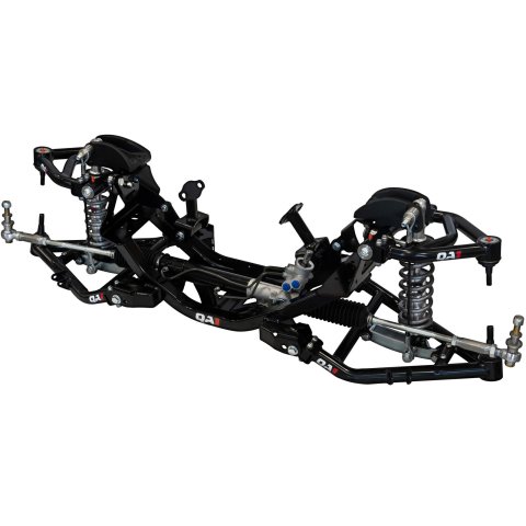 QA1 1963-72 C10 Coilover Conversion Systems for 1963-1972 PICKUP - 52622-D850 Front Suspension Package, Steel, Black Powdercoated, Tubular, Hydraulic Power Assist, Double Adjustable, 850 lbs./in., Chevy, Kit thumbnail 3